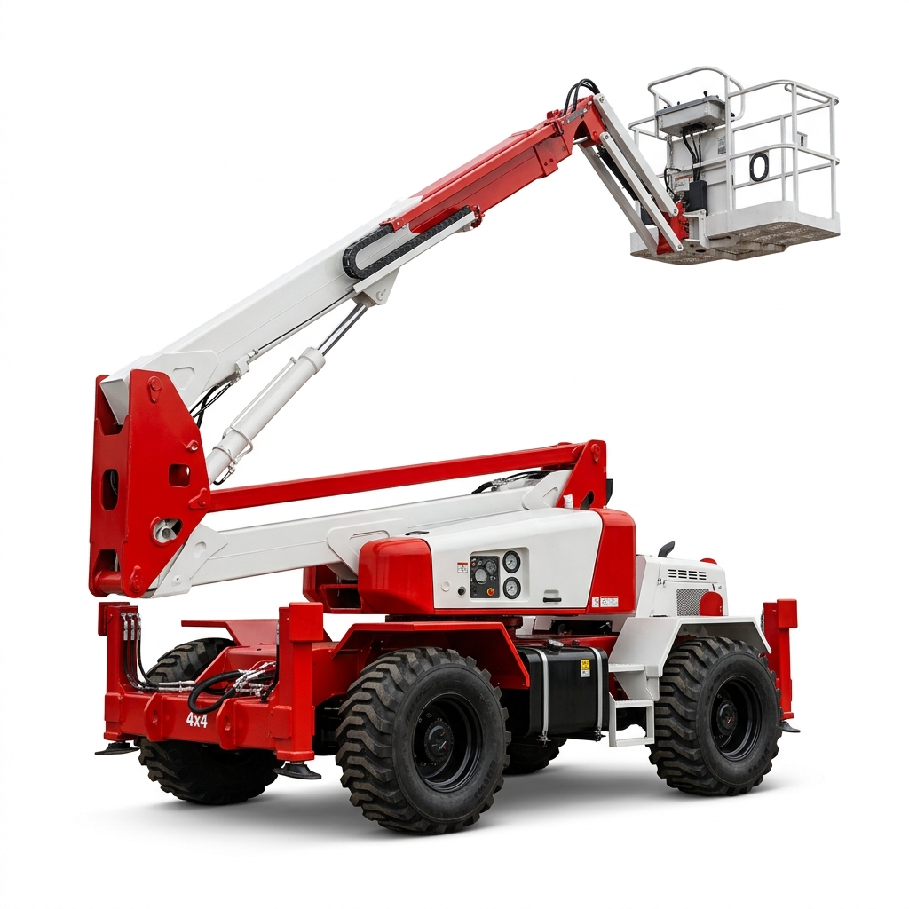Nacelă articulată 4x4 – 16–18 m de închiriat - Real Edil Doc